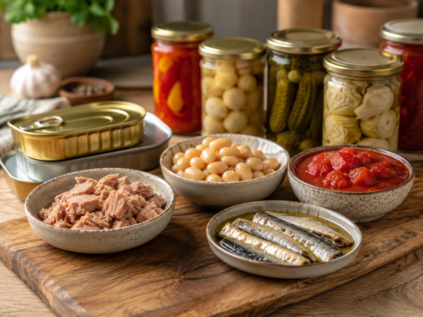 Canned foods